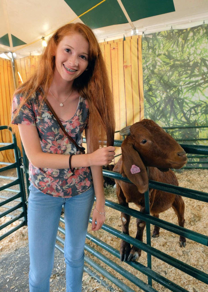 GIRL WITH GOAT 15