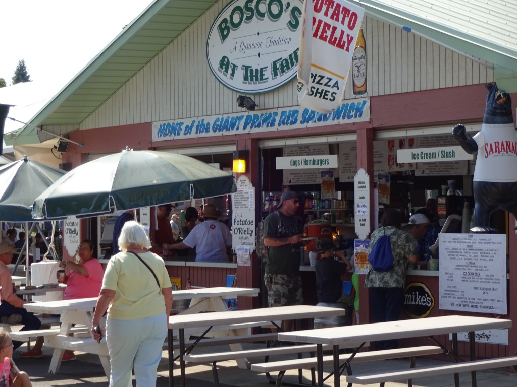 Some stands were demolished and relegated to tents, but Restaurant Row remains, with anchors such as Bosco's attracting loyal customers.