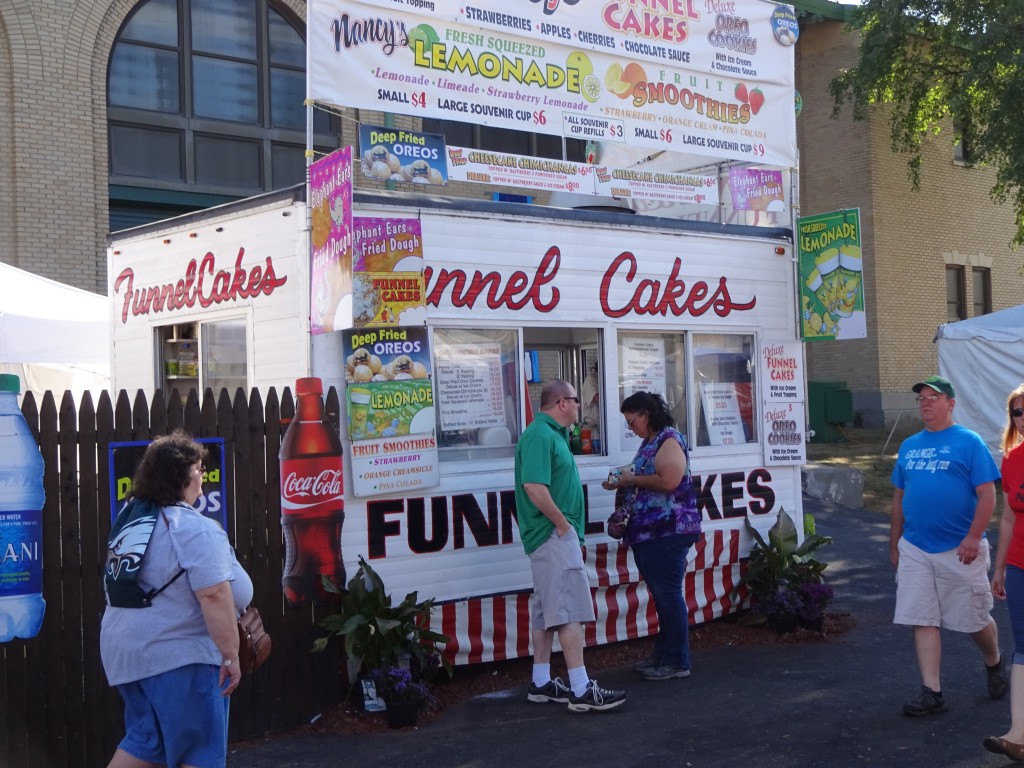 It wouldn't be the Fair without once-a-year favorites like funnel cake. 