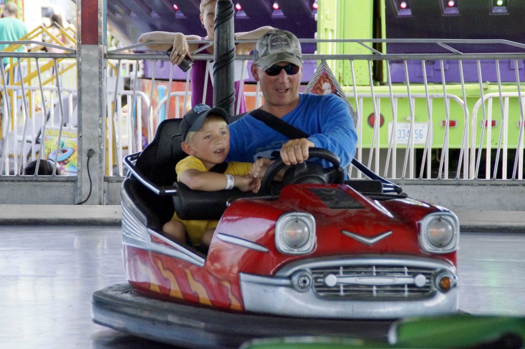 I-690 wasn't the only road that tested drivers at the Fair--Wade's bumper cars were just as tough.