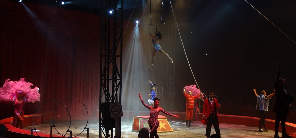 The big top is full of fun and there are multiple free performances daily at the New York State Fair.