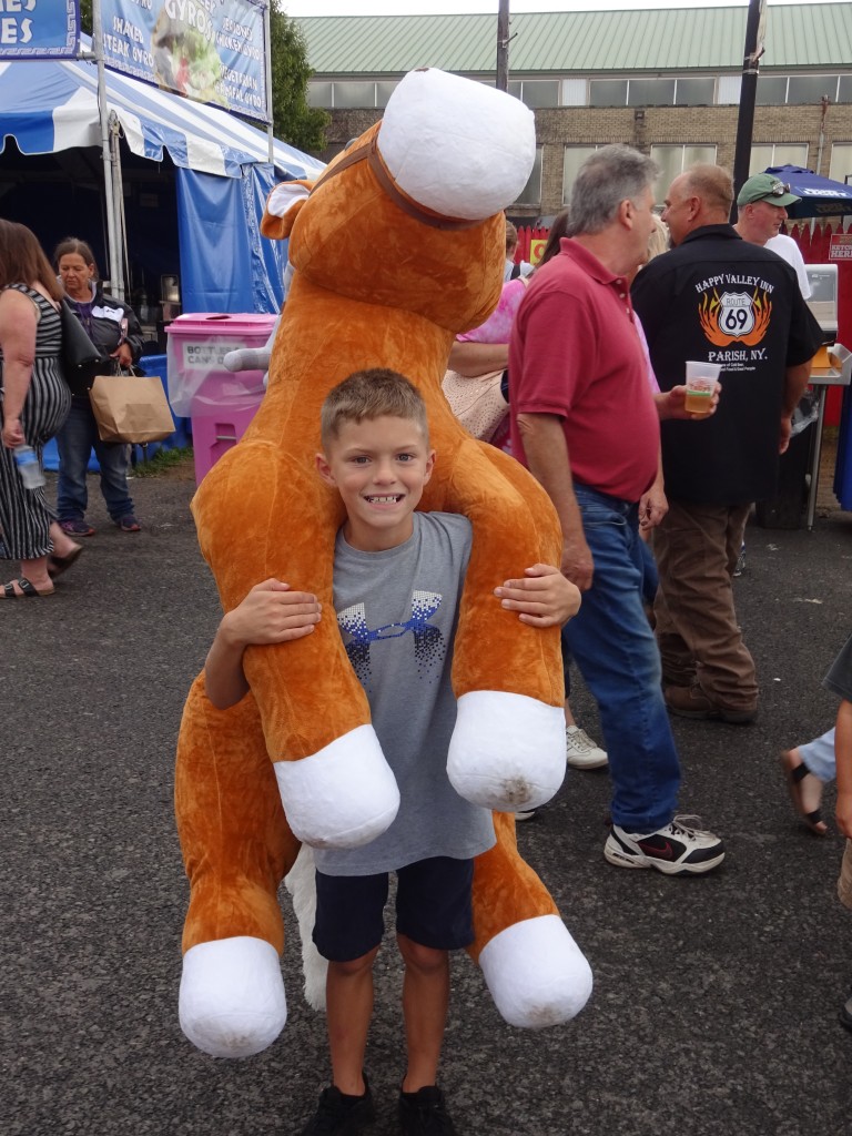 Anyone can win big on the Wades Shows Midway at the new York State Fair. 