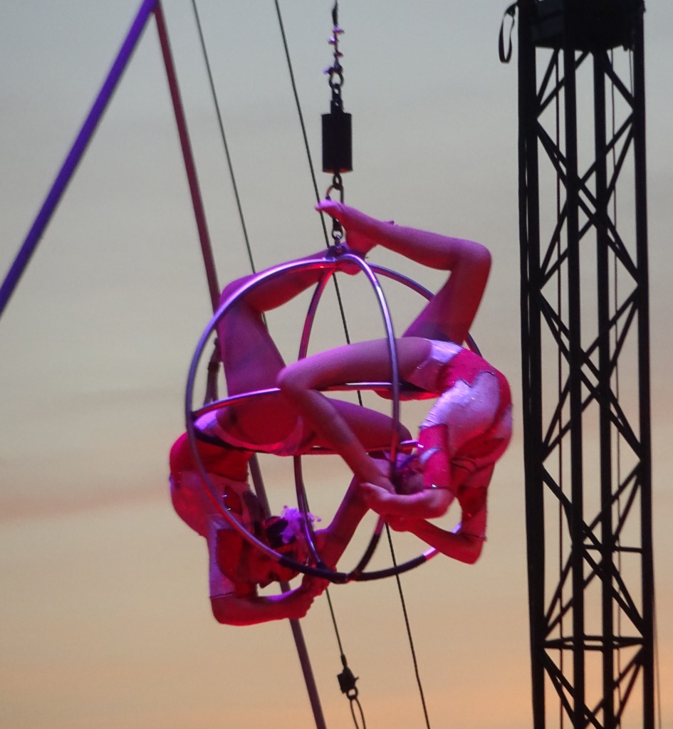 Acrobats, daredevils and XXXXXXXXX perform daily at  the New York State Fair, beginning in Seven Weeks.
