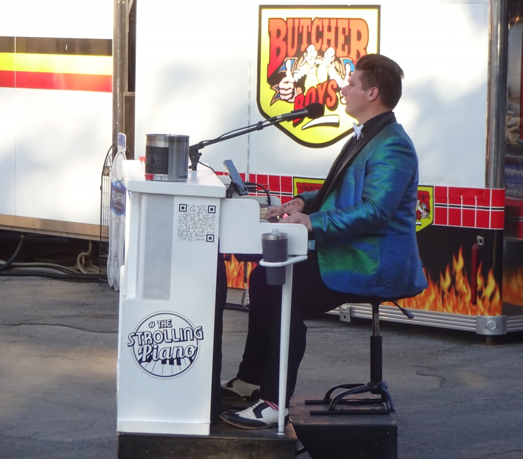 Music, clowning, juggling and surprises at every turn at the New York State Fair. some of it even comes to you.